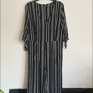 Black and white jumpsuit